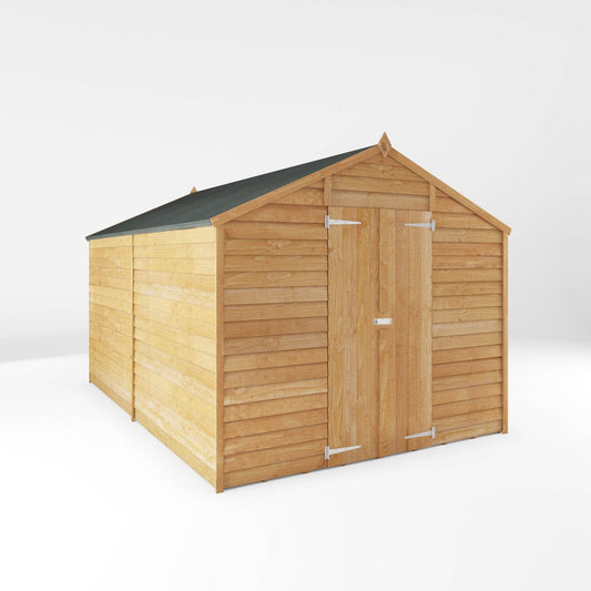Overlap Apex Shed - Windowless 12'x8'