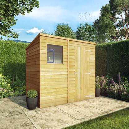 The Overlap Pent Shed 8'x6'
