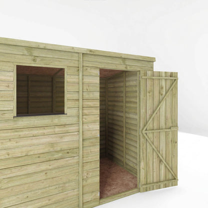 The Overlap Pent Shed 7'x5'