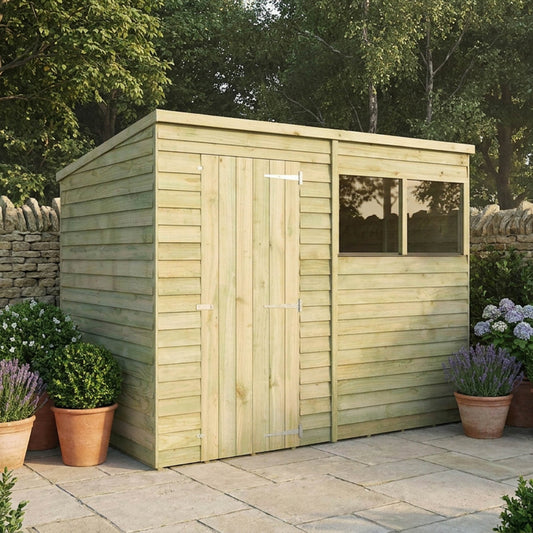 The Overlap Pent Shed 8'x6'