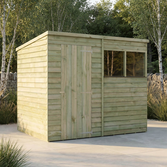 The Overlap Pent Shed 8'x6'