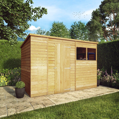The Overlap Pent Shed 10'x6'