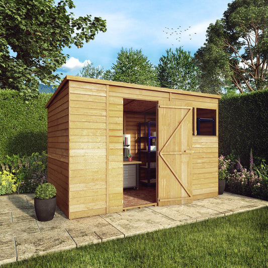 The Overlap Pent Shed 10'x6'