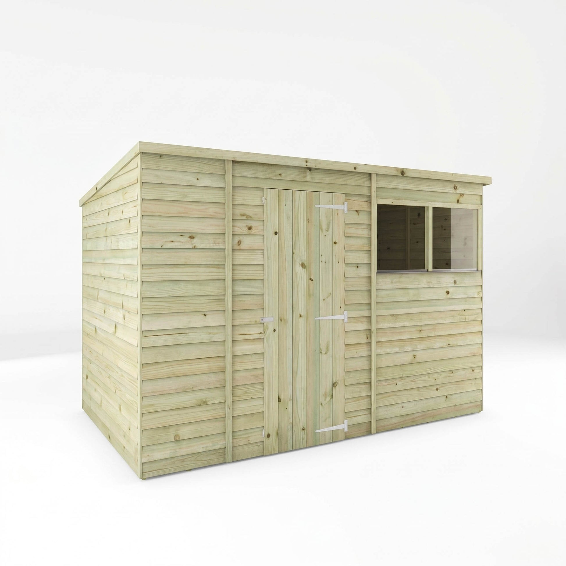 The Overlap Pent Shed 10'x6' - Taylors Garden Buildings (view 6)