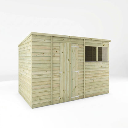The Overlap Pent Shed 10'x6' - Taylors Garden Buildings (view 6)