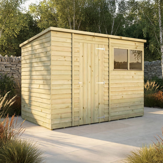The Overlap Pent Shed 10'x6'