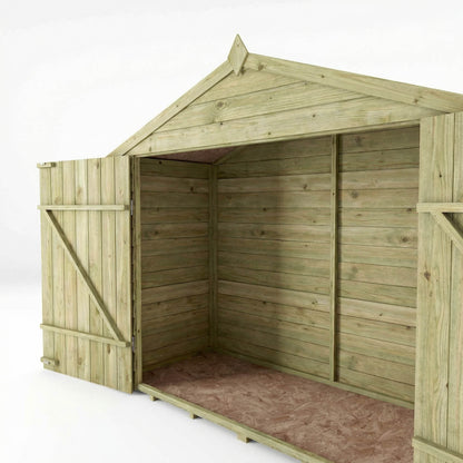 Overlap Bike Store Shed 3'x7'