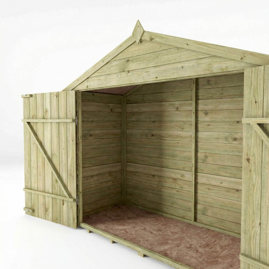Overlap Bike Store Shed 3'x7'