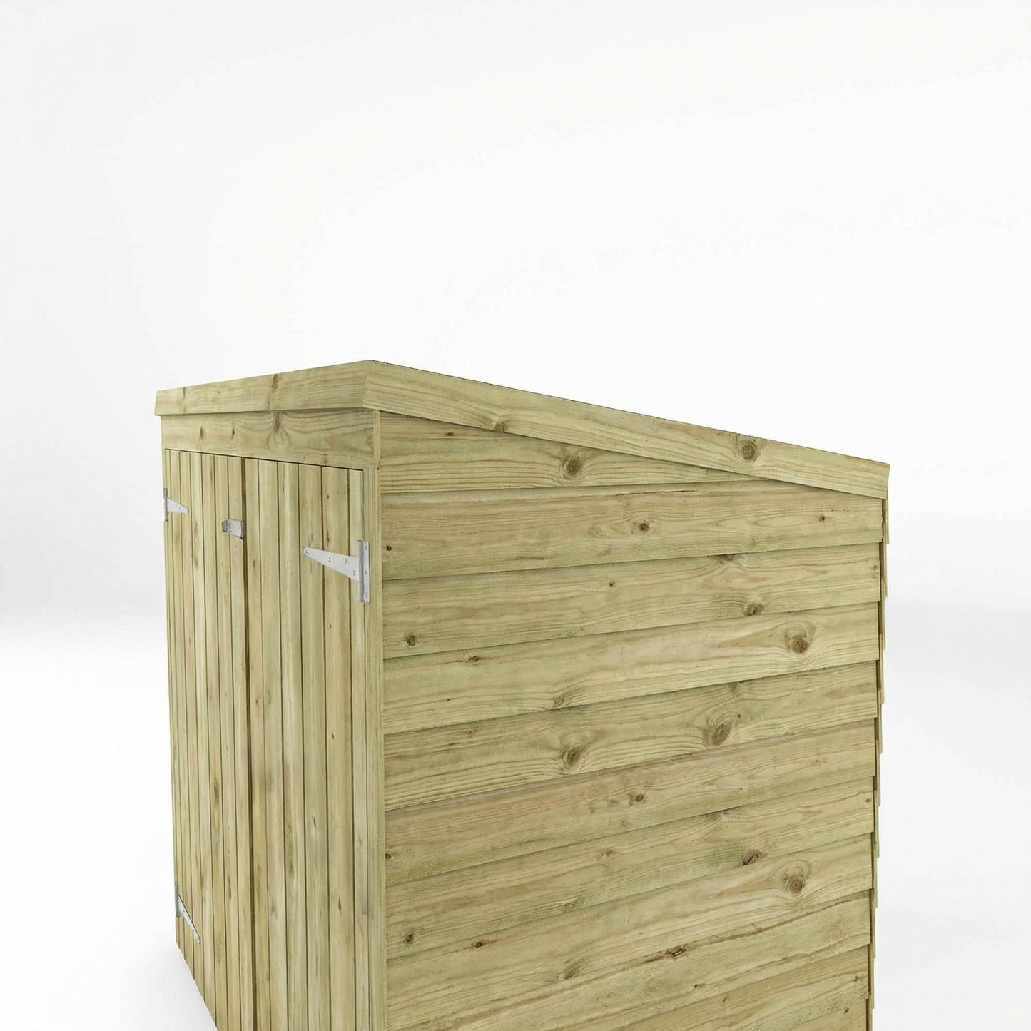 Overlap Pent Mower Store Shed 5'x3'