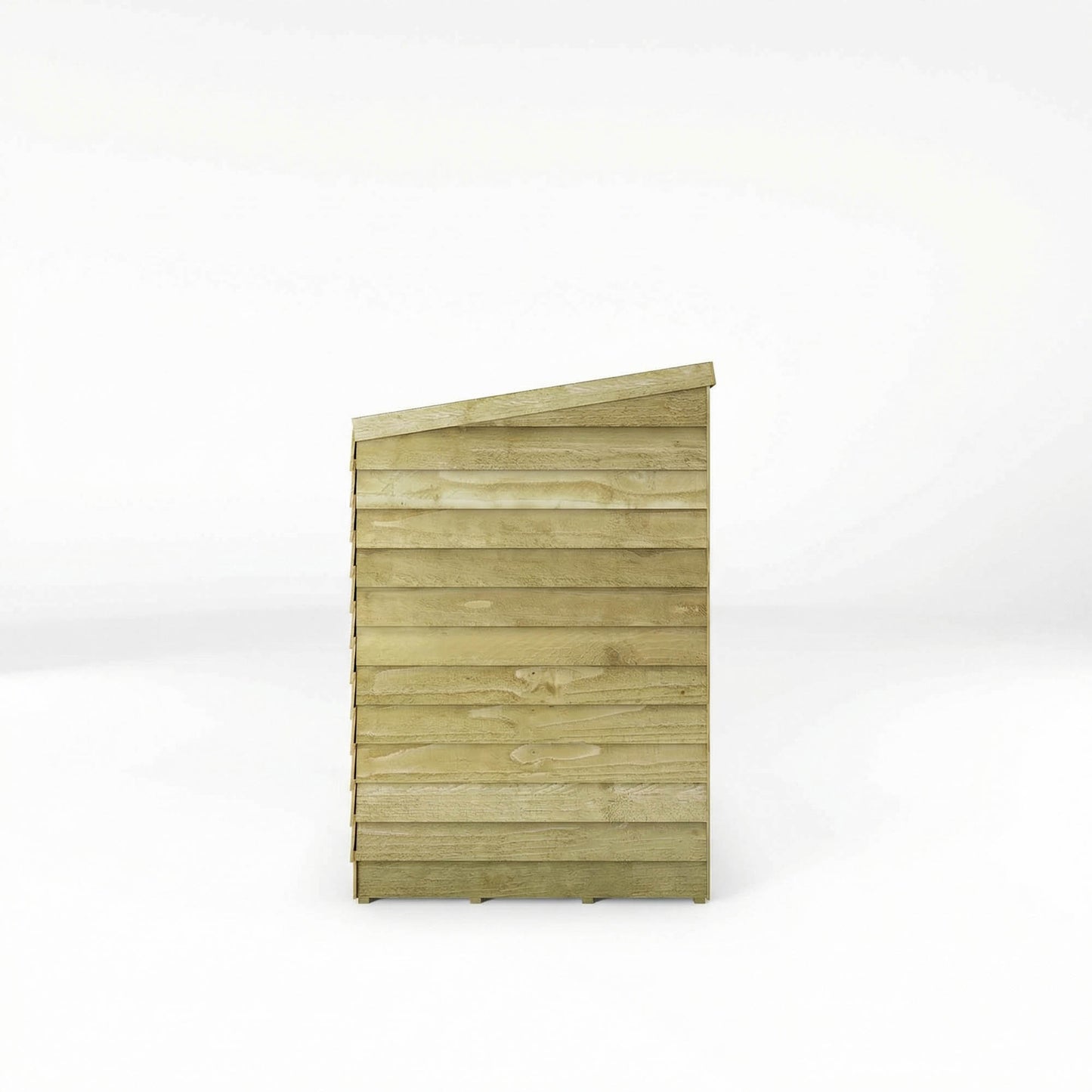 Overlap Pent Mower Store Shed 5'x3'