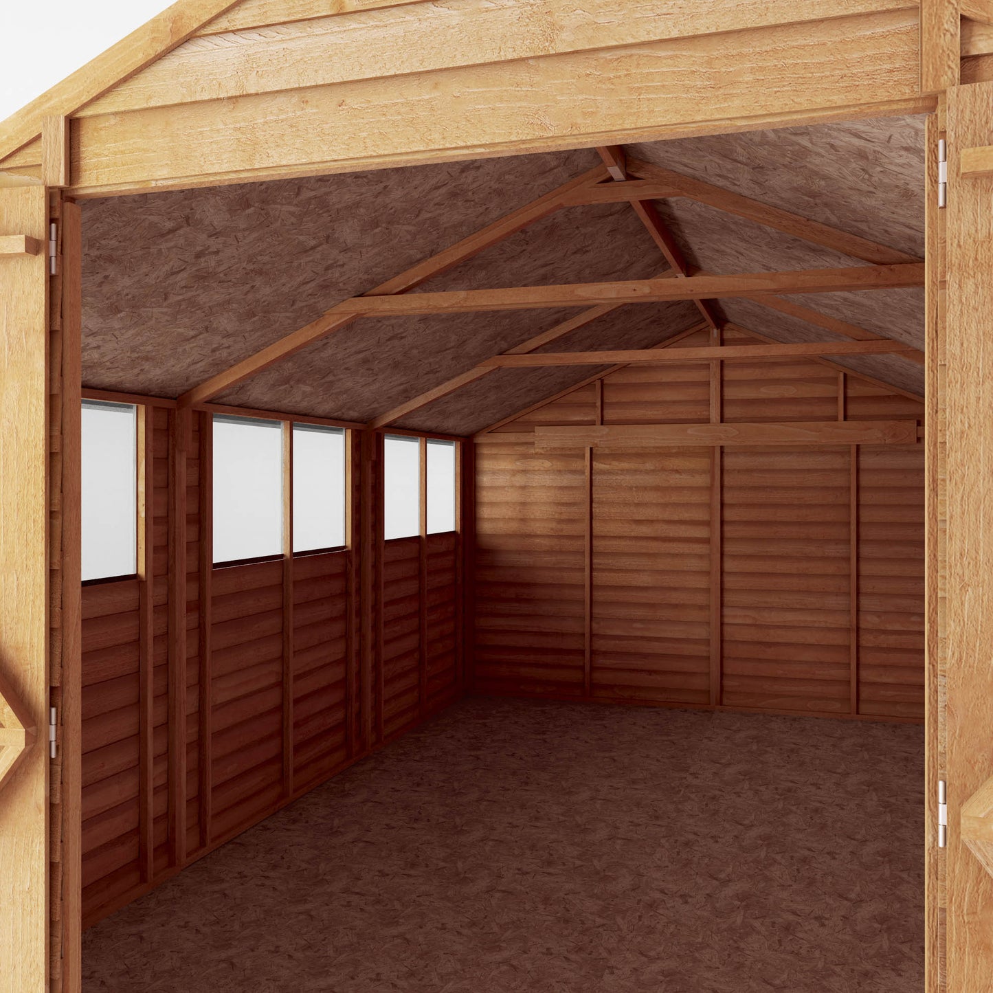 Overlap Apex Shed 15'x10'