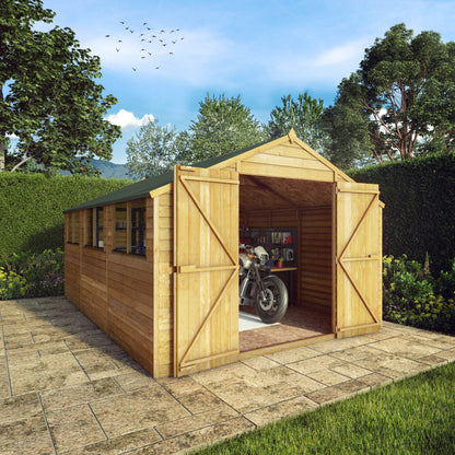 Overlap Apex Shed 15'x10'