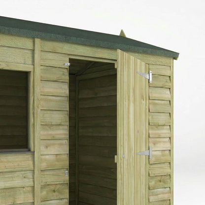 Overlap Reverse Shed Apex 6'x4'