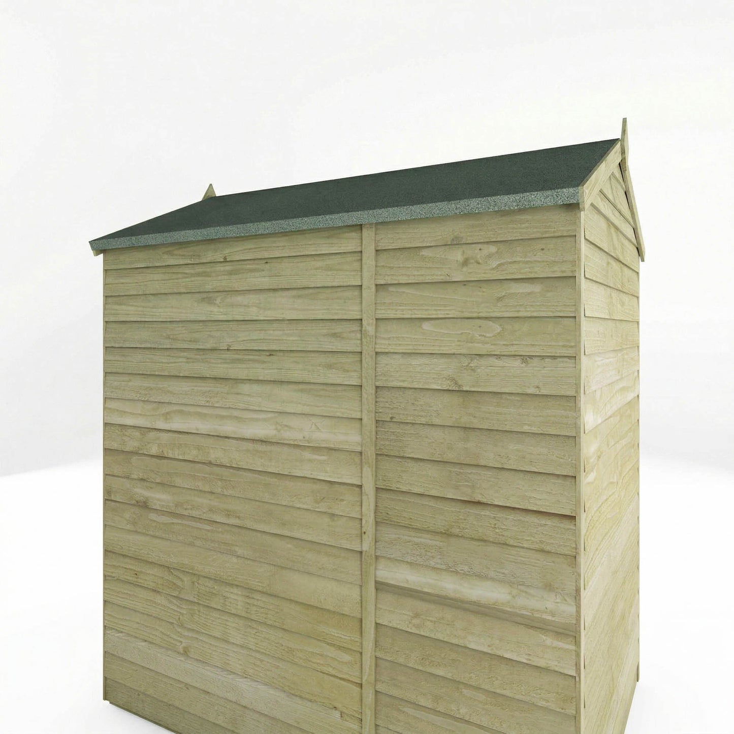Overlap Reverse Shed Apex 6'x4'