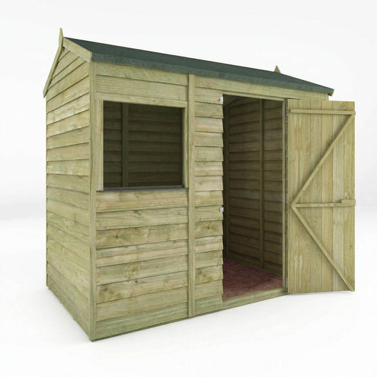 Overlap Reverse Shed Apex 6'x4'