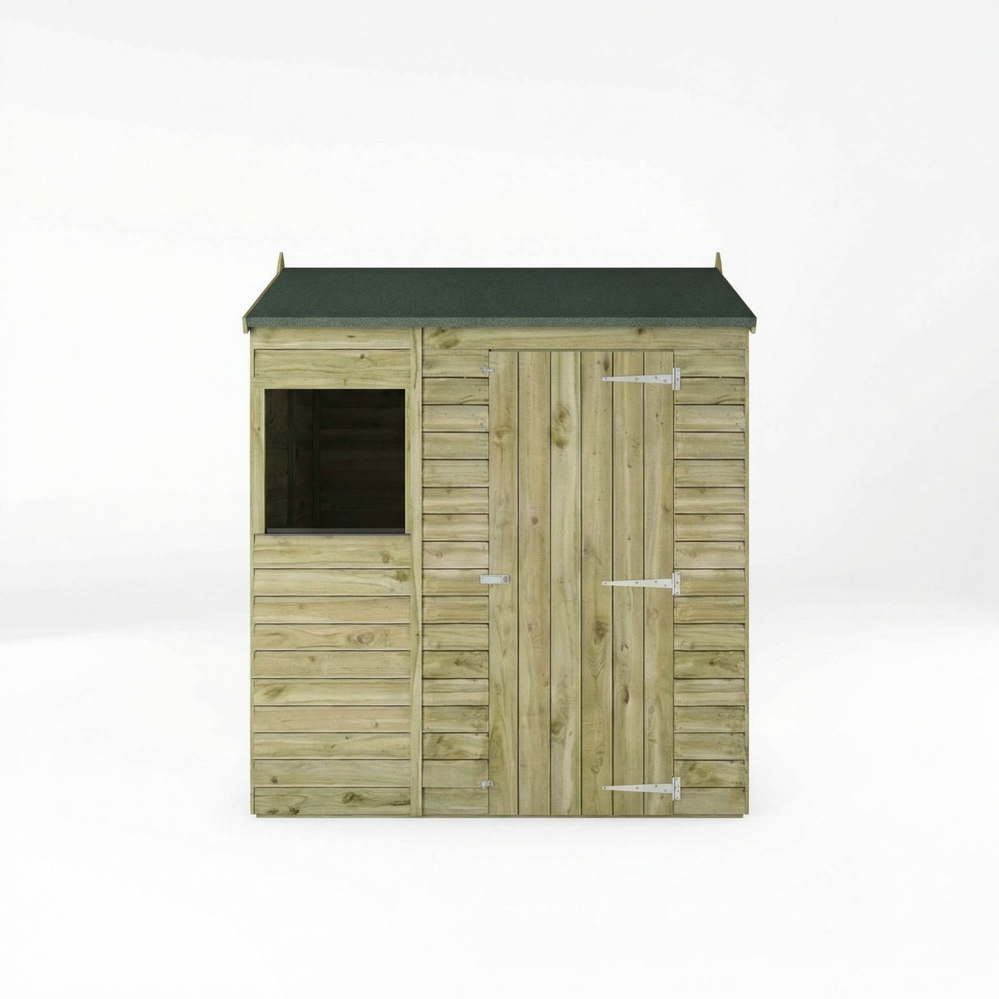 Overlap Reverse Shed Apex 6'x4'