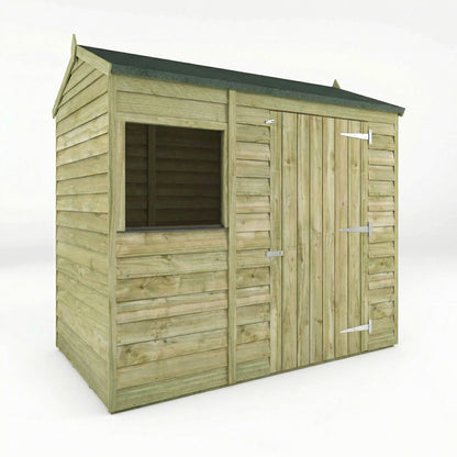 Overlap Reverse Shed Apex 6'x4'
