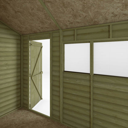 Overlap Reverse Apex Shed 8'x6'