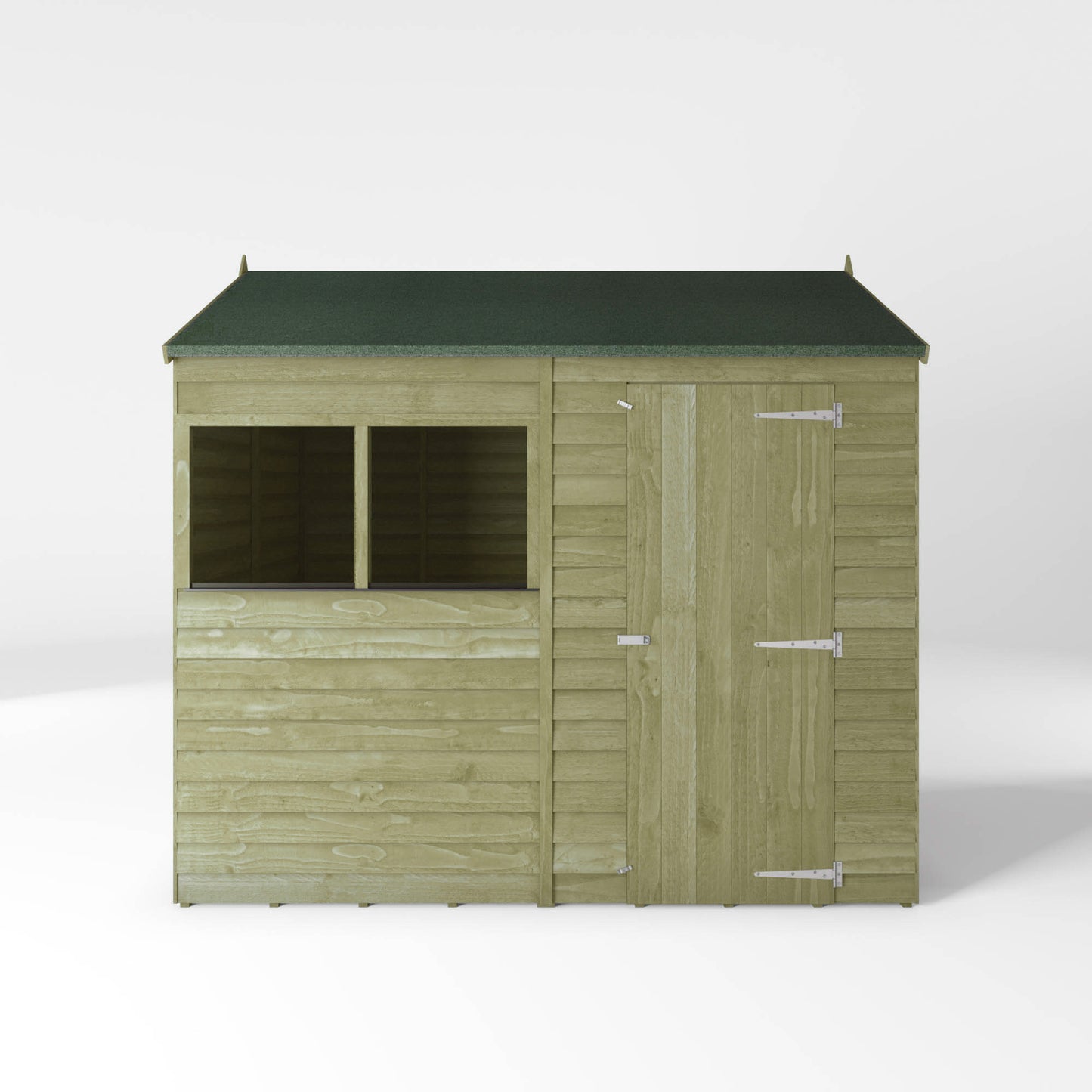 Overlap Reverse Apex Shed 8'x6'