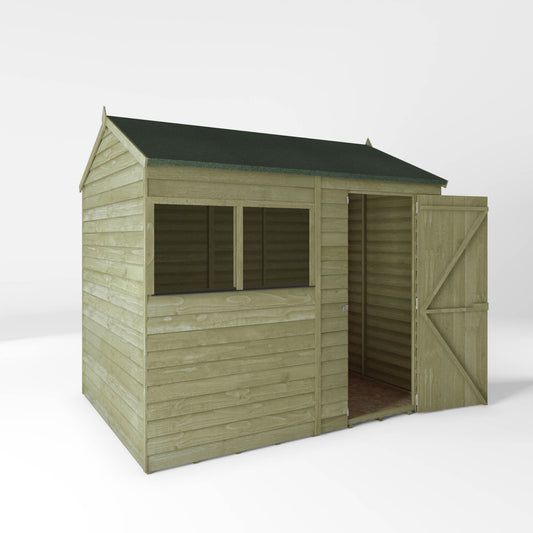 Overlap Reverse Apex Shed 8'x6'