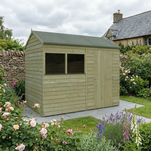 Overlap Reverse Apex Shed 8'x6'