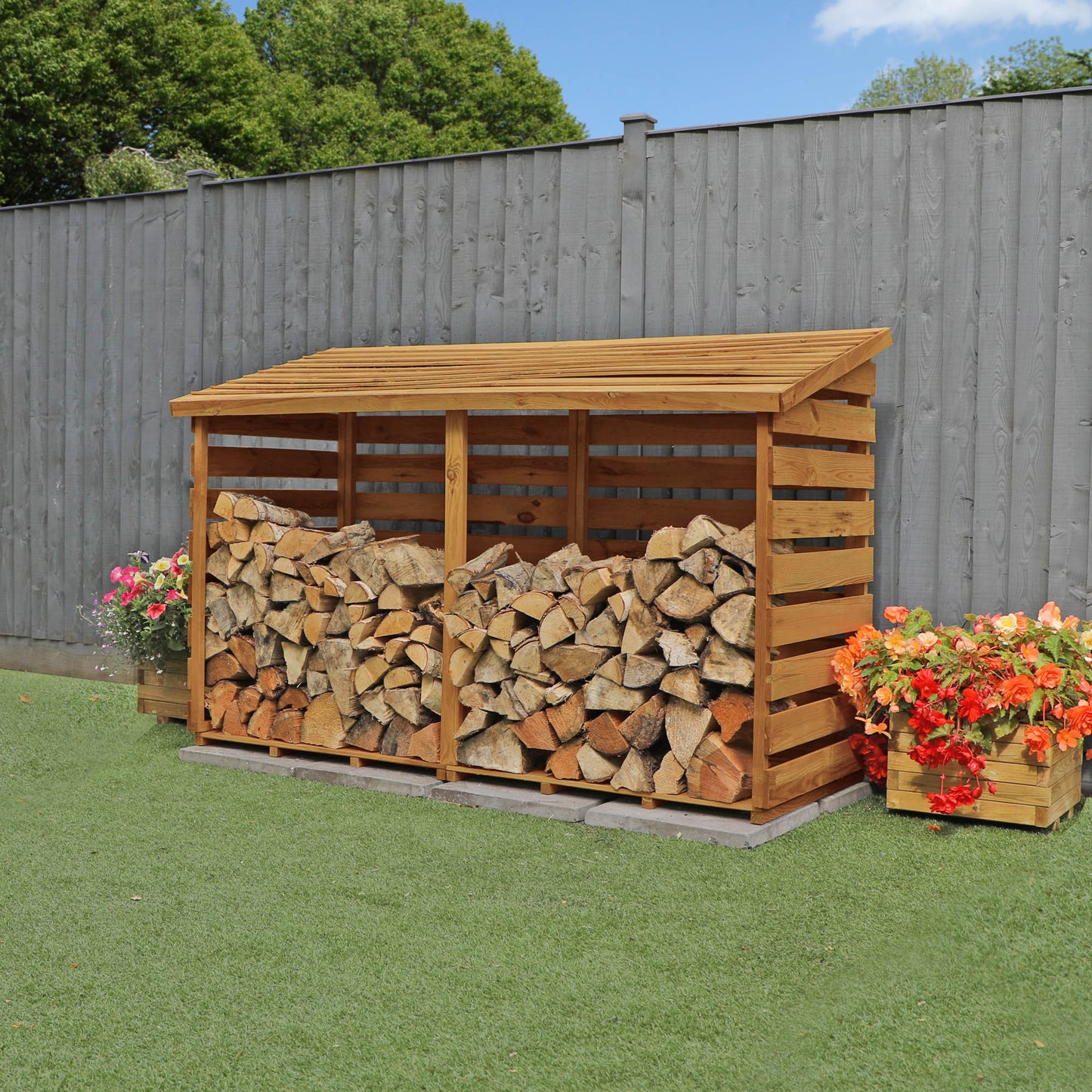 Mercia 6 x 3 Pressure Treated Double Log Store