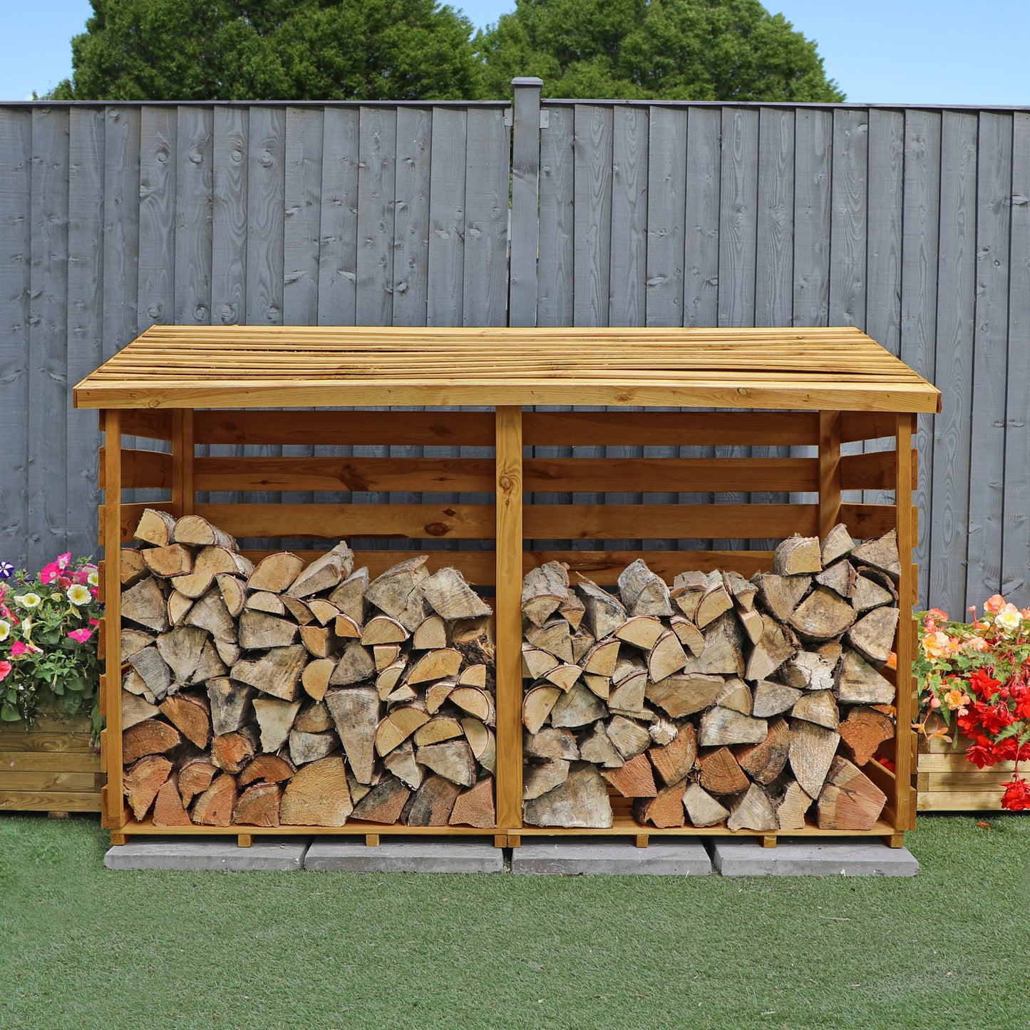 Mercia 6 x 3 Pressure Treated Double Log Store