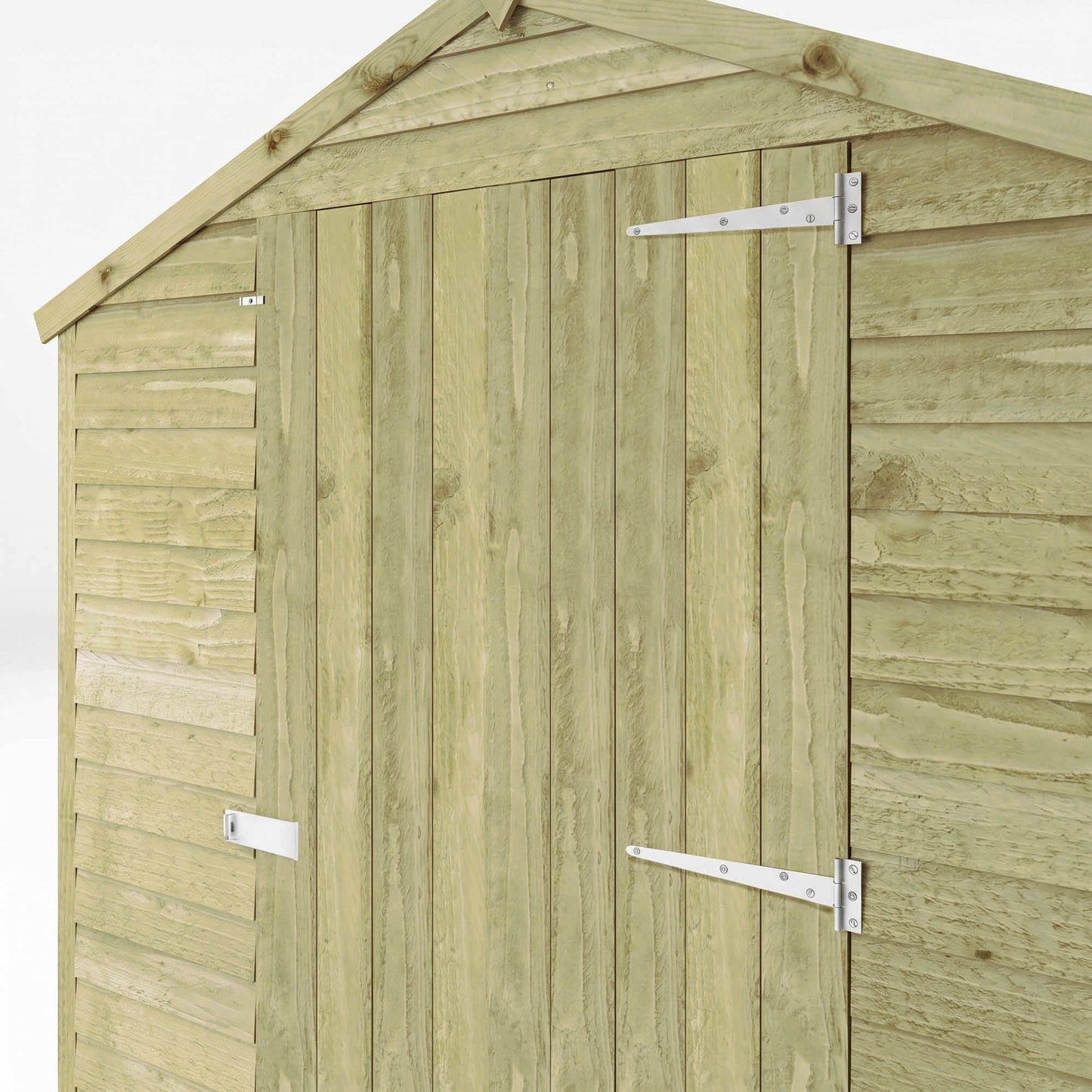 Overlap Apex Shed - Single Door 8'x6'