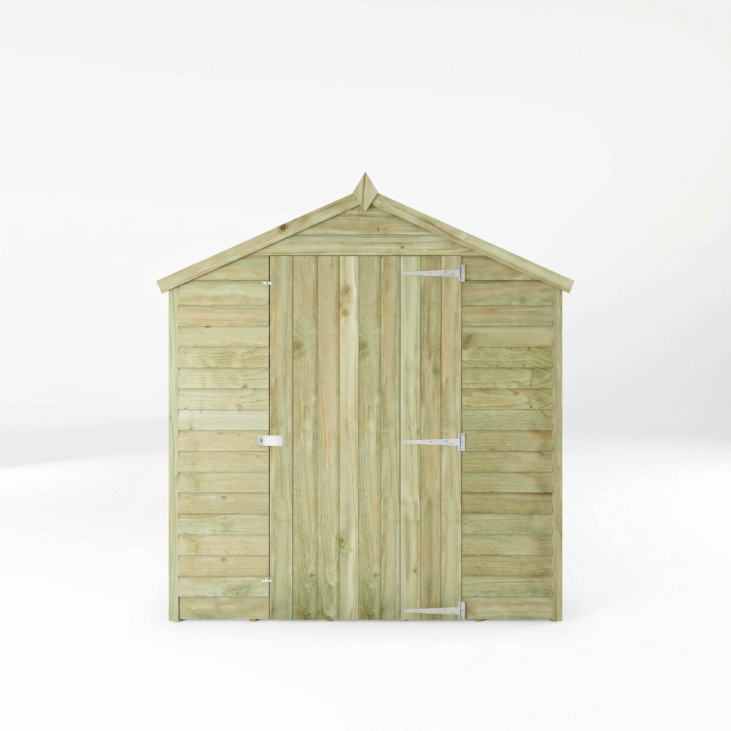 Overlap Apex Shed - Single Door 8'x6'