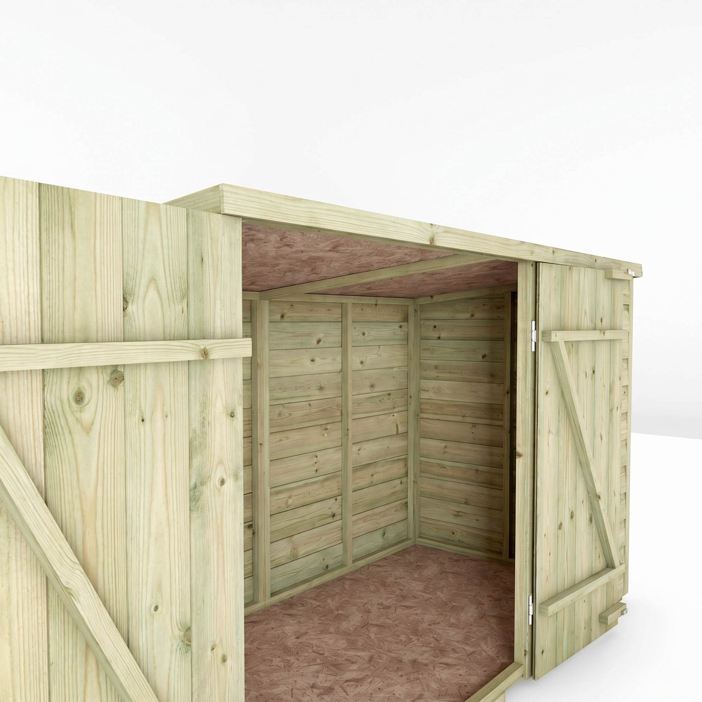 Mercia Overlap Pent Bike Store 3'x6'