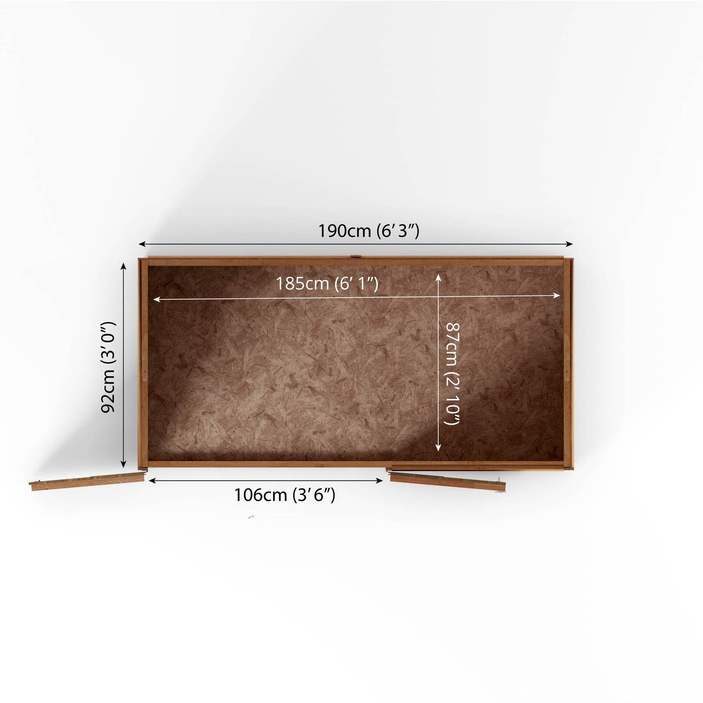 Mercia Overlap Pent Bike Store 3'x6'