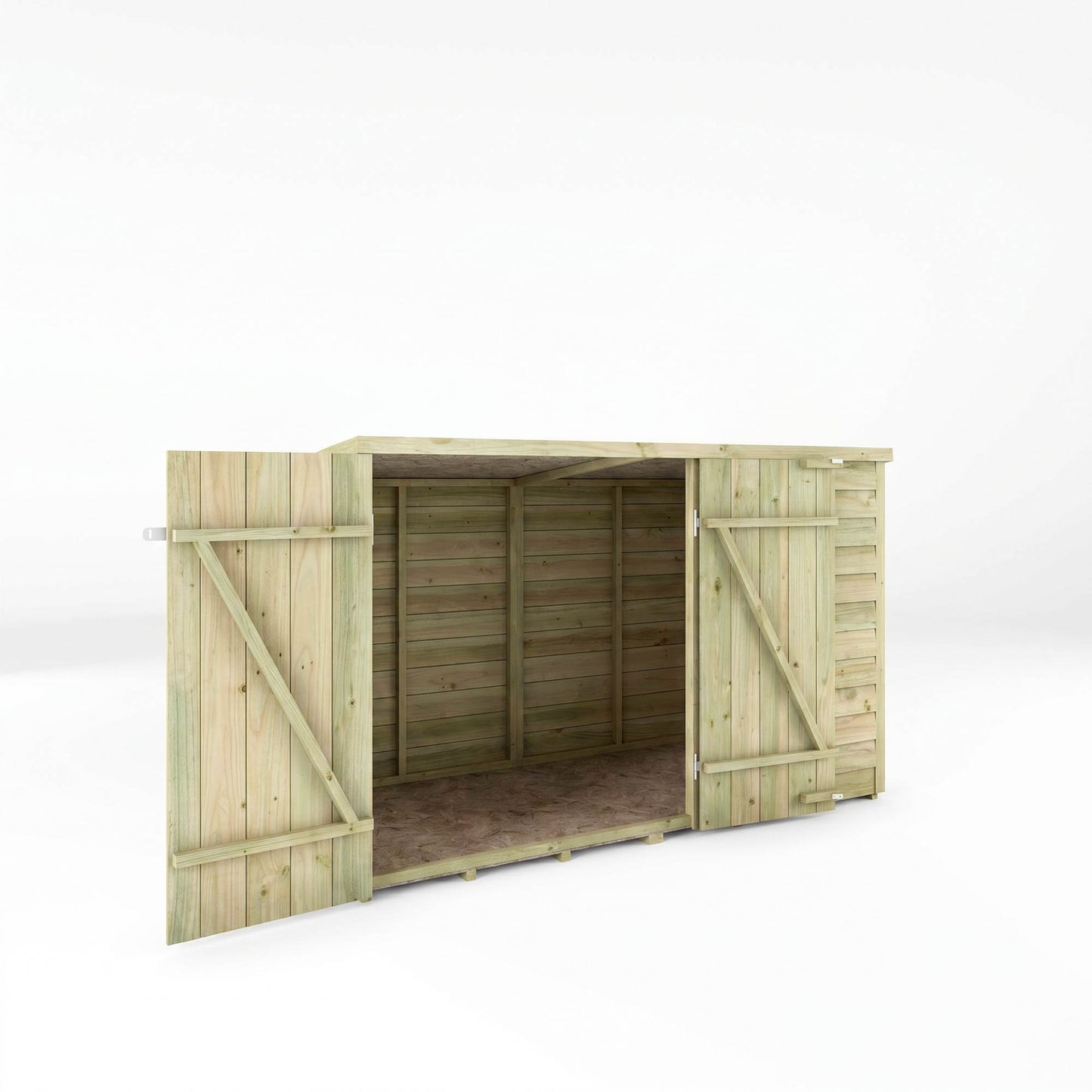 Mercia Overlap Pent Bike Store 3'x6'