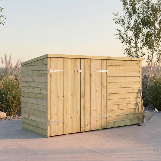 Mercia Overlap Pent Bike Store 3'x6'