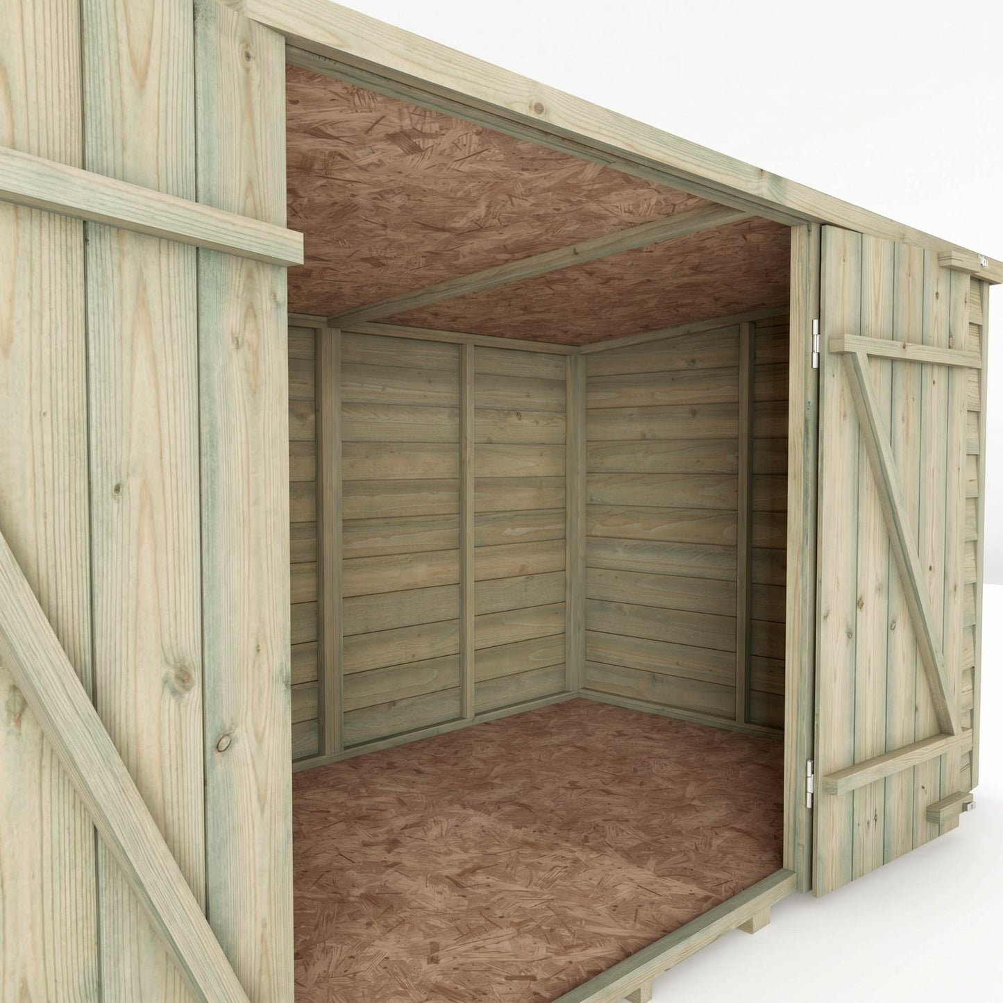 Mercia Overlap Pent Bike Store 4'x6'