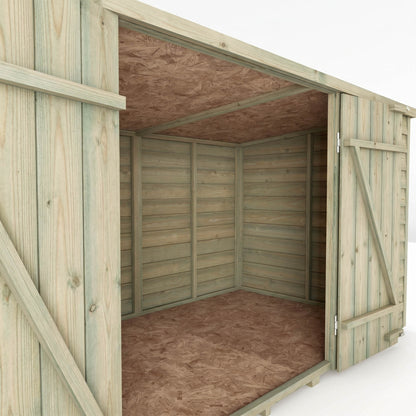 Mercia Overlap Pent Bike Store 4'x6'