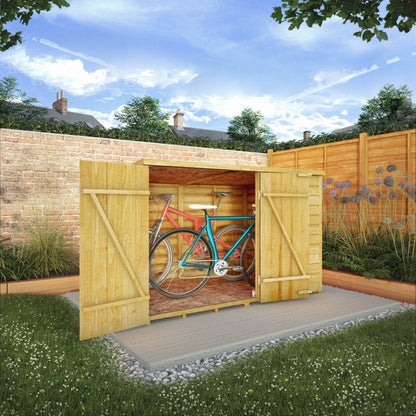 Mercia Overlap Pent Bike Store 4'x6'