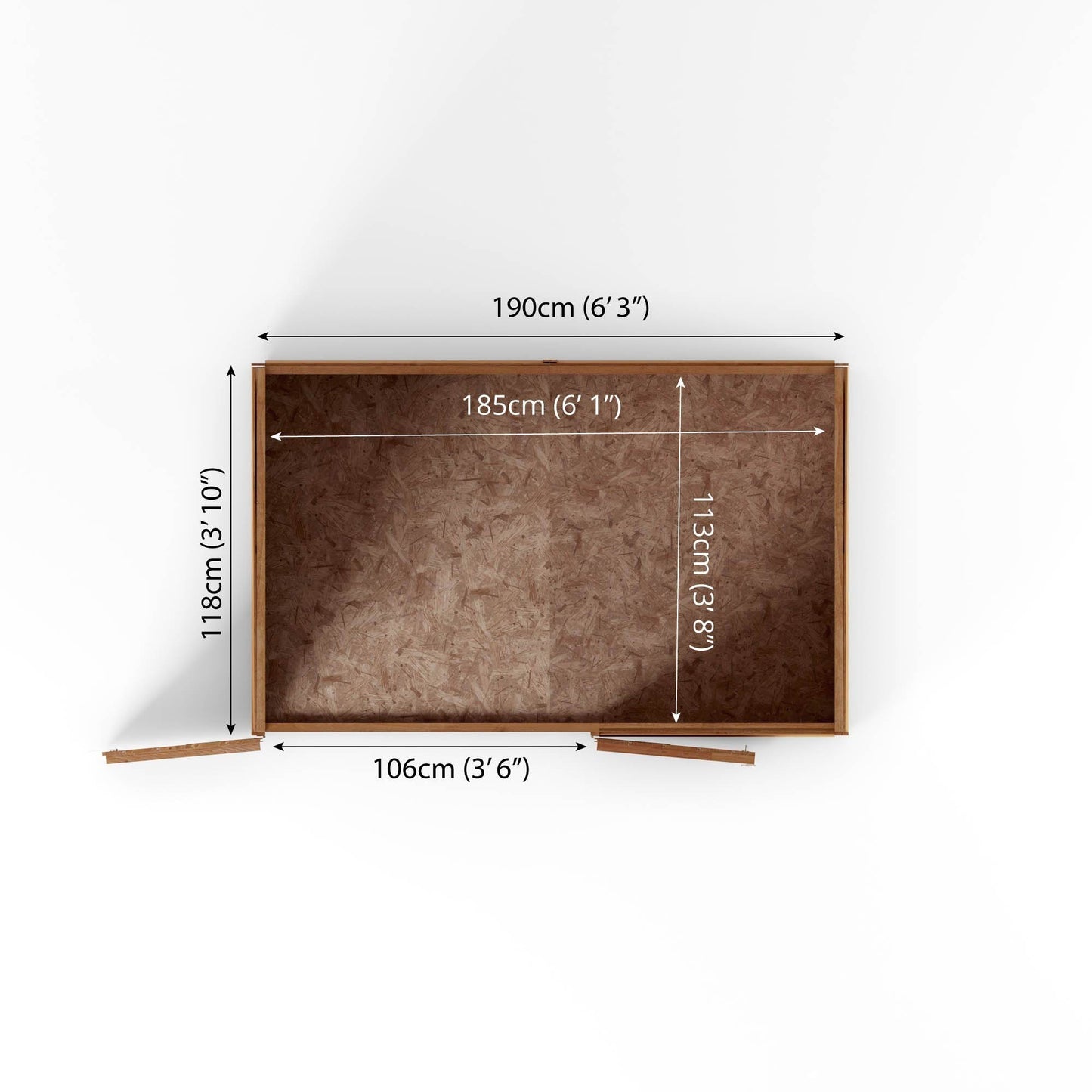 Mercia Overlap Pent Bike Store 4'x6'