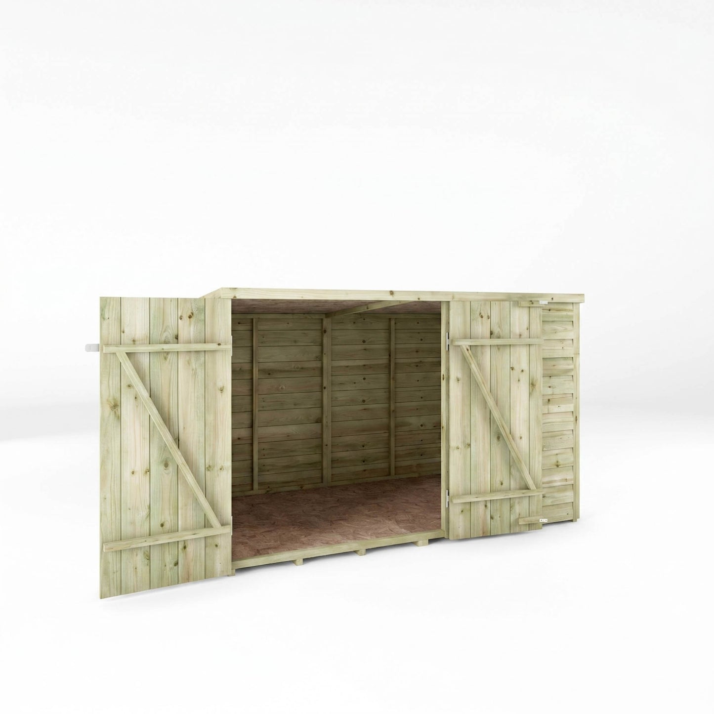 Mercia Overlap Pent Bike Store 4'x6'