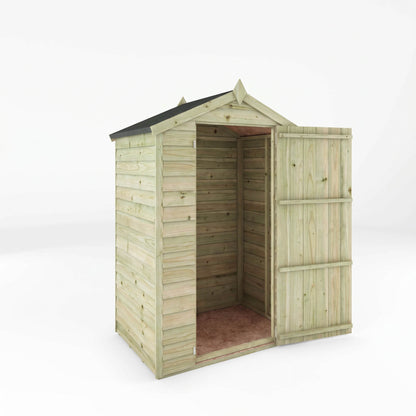 Overlap Apex Shed - Windowless 4'x3'