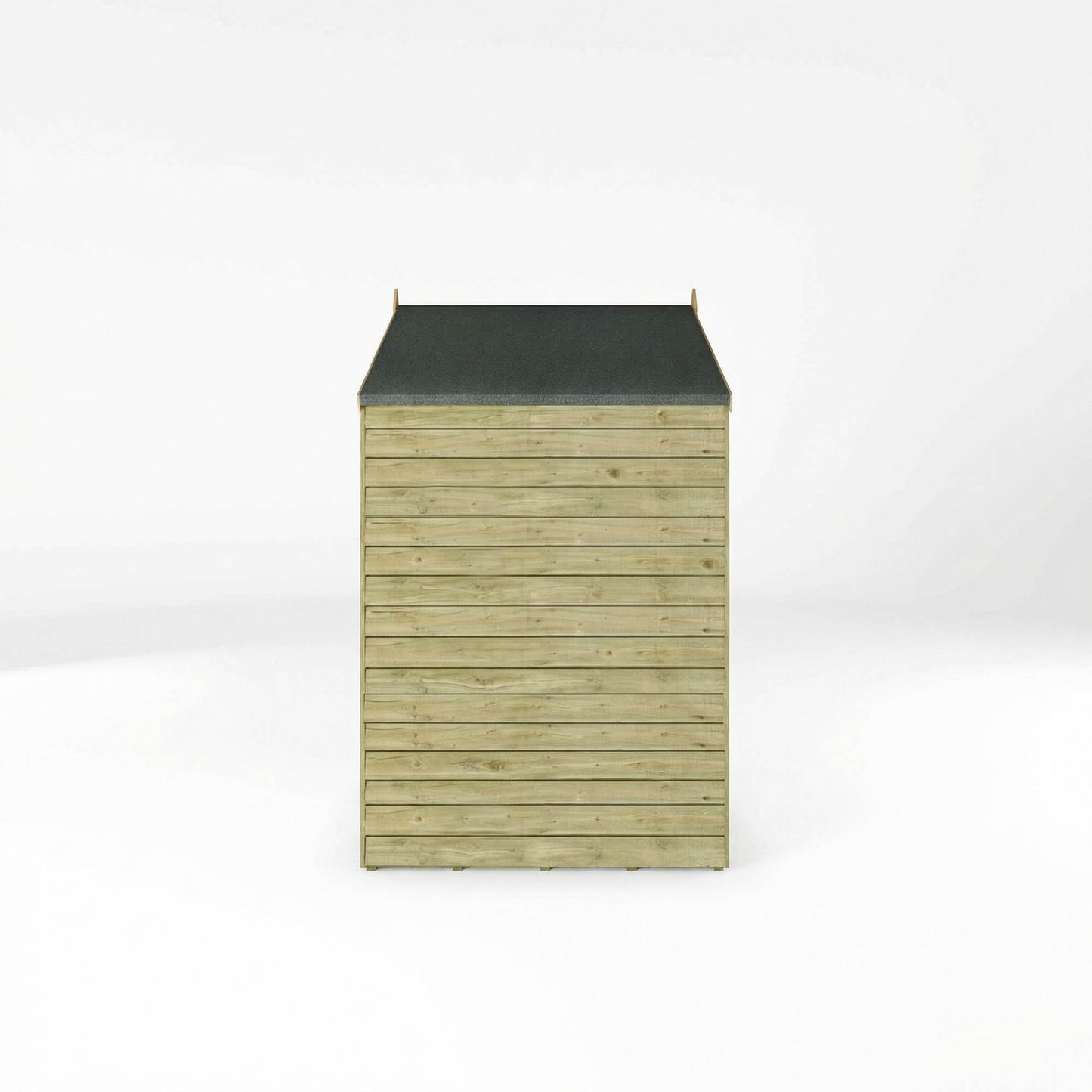 Overlap Apex Shed Double Door - Windowless 4'x6'