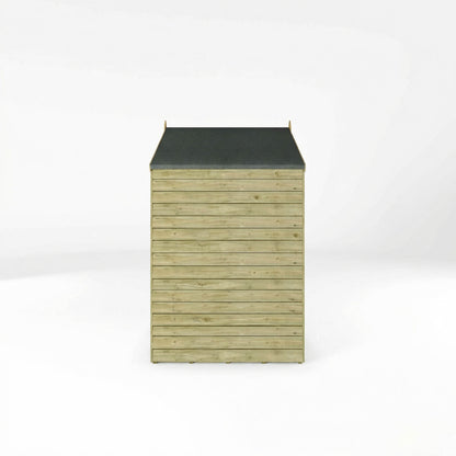 Overlap Apex Shed Double Door - Windowless 4'x6'