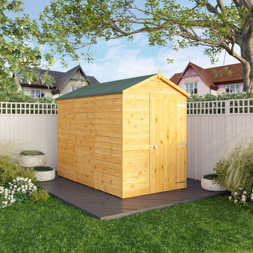 Mercia Dip Treated Shiplap Apex Shed 9'x5' Windowless