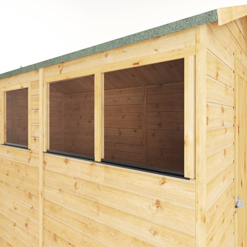 Mercia Dip Treated Shiplap Apex Shed 10'x5'