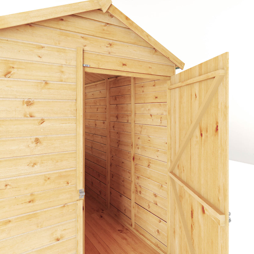 Mercia Dip Treated Shiplap Apex Shed 10'x5' Windowless
