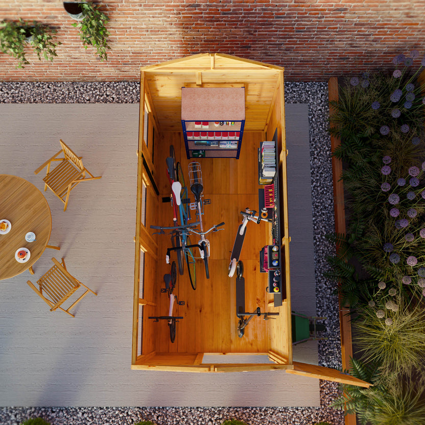 Mercia Dip Treated Shiplap Apex Shed 10'x5' Windowless