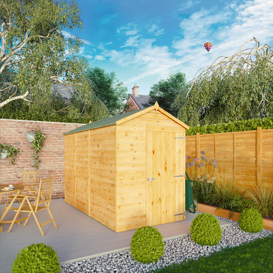 Mercia Dip Treated Shiplap Apex Shed 10'x5' Windowless