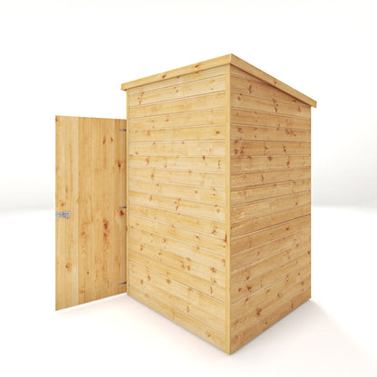 Mercia Dip Treated Shiplap Pent Shed 4'x4' Windowless