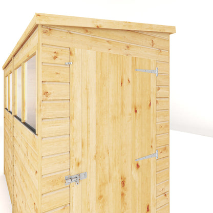 Mercia Dip Treated Shiplap Pent Shed 8'x4'