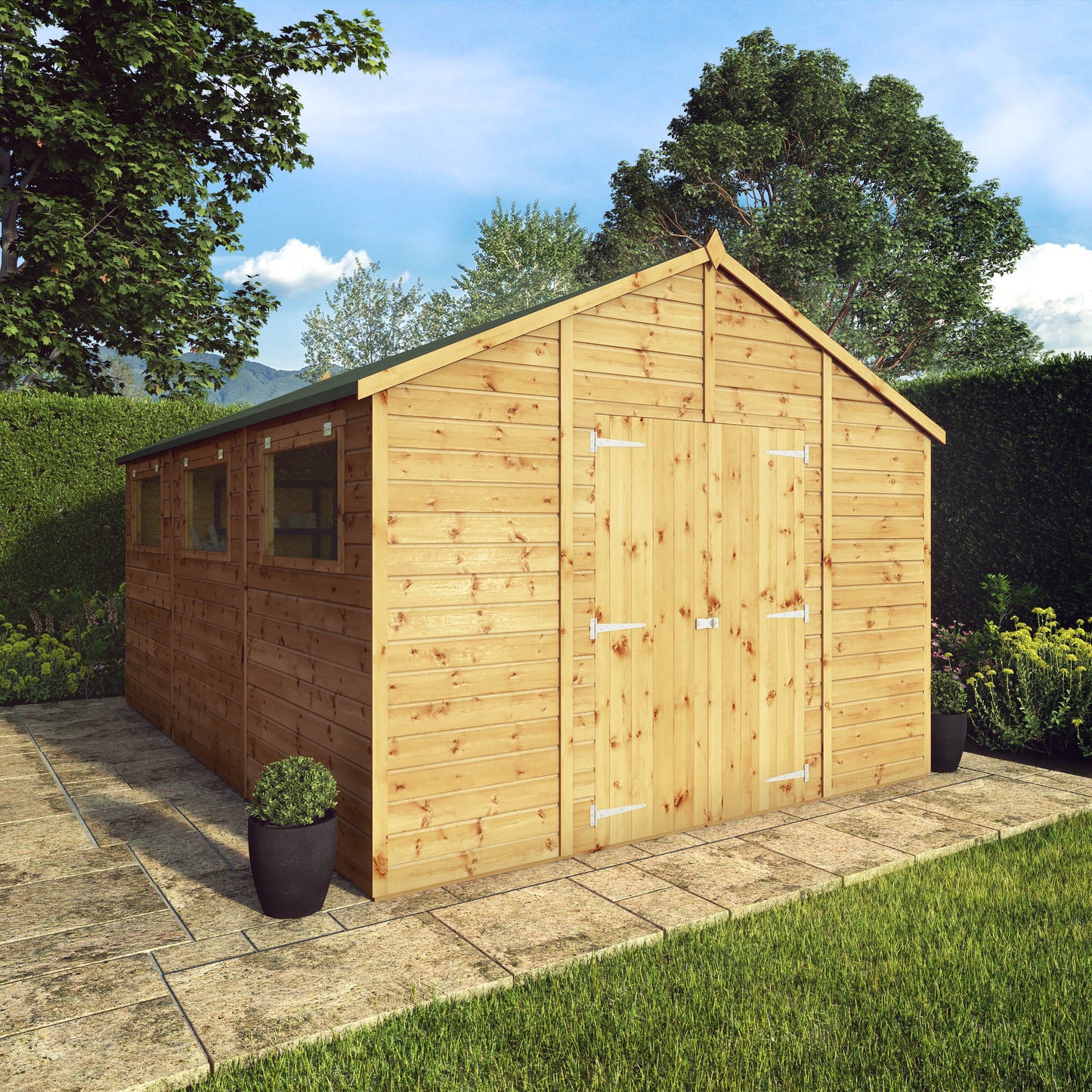 Mercia Premium Shiplap Apex Workshop 15'x10'