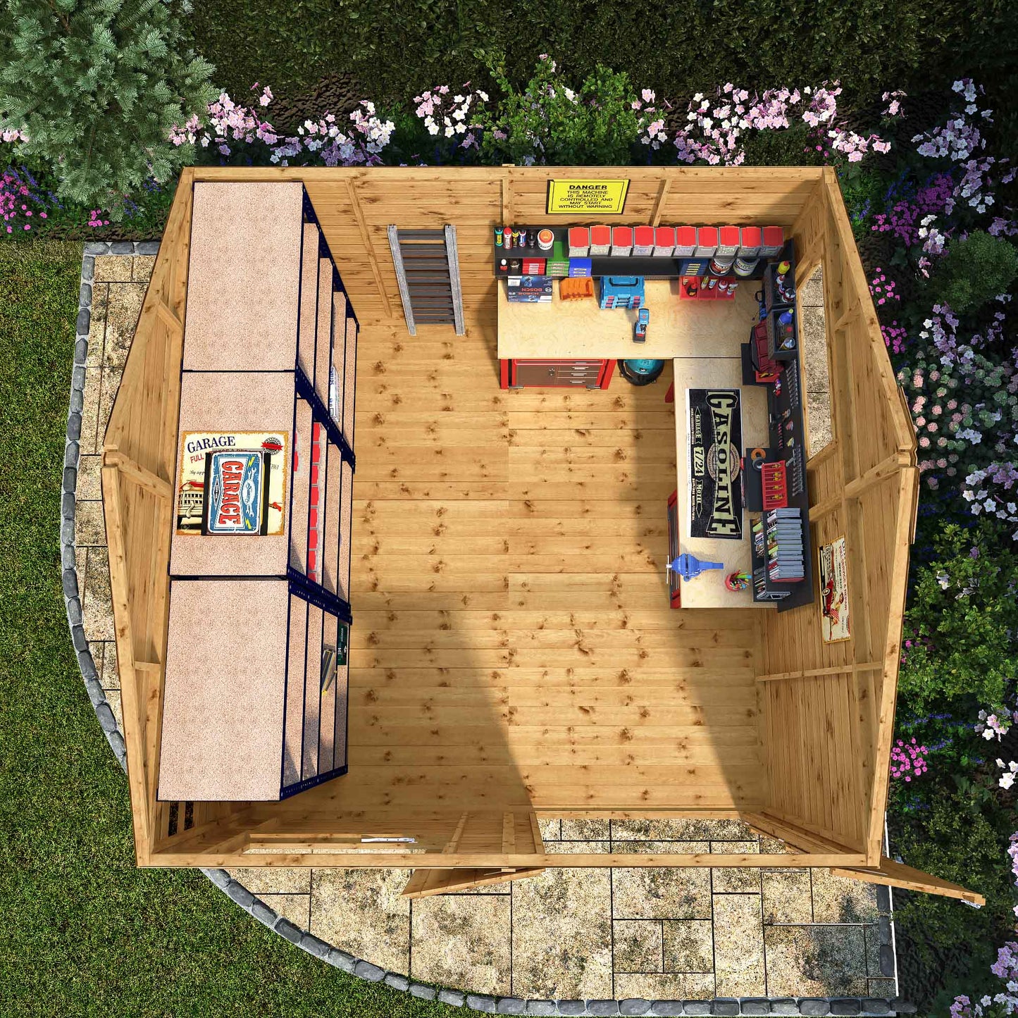 Mercia Premium Shiplap Reverse Apex Workshop 10'x10'